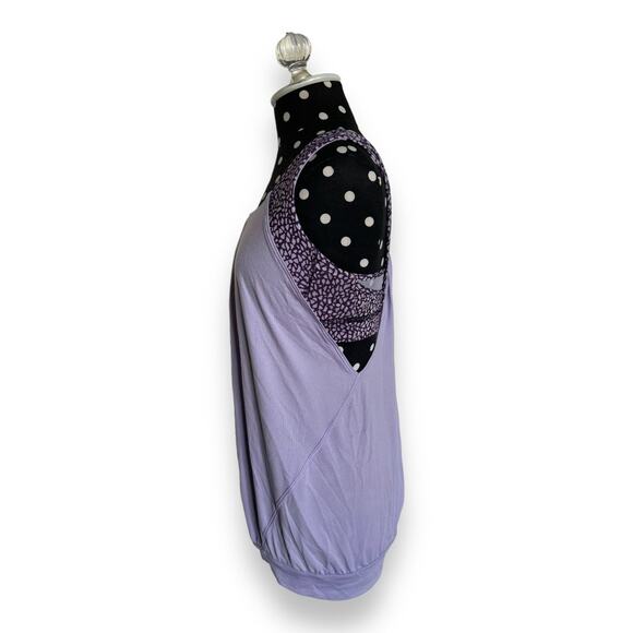 lululemon Womens Tank Sz 6 Nouveau Limits Lilac Miss Mosaic Deep‎ Zinfandel - Picture 12 of 16